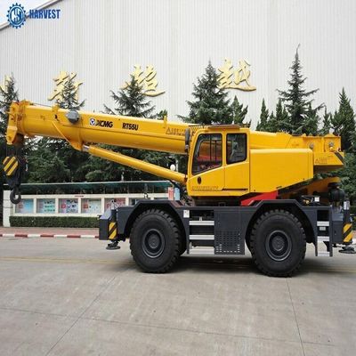 Max Lifting Height 55m 55 Ton CUMMINS Engine RT55U Boom Truck Crane